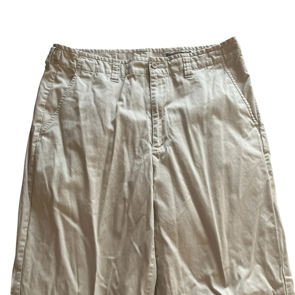Eddie Bauer Men's Size 38x30 Khaki Beige Chino Pant  Lightweight 100% Cotton - Picture 4 of 9